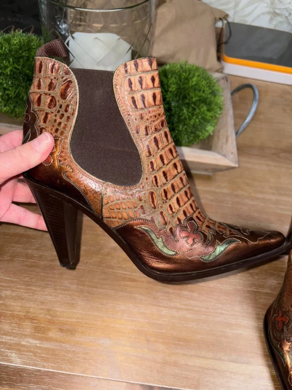 Vintage Donald J. Pliner Couture Western Boots – Women’s Size 8M
